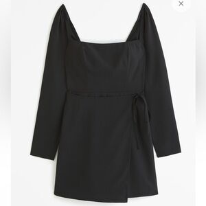 NWT Abercrombie & Fitch Long-Sleeve Wrap Mini Dress